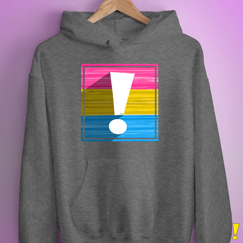 Pansexual Pride Flag Exclamation Point Hoodie